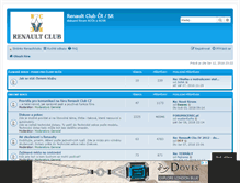 Tablet Screenshot of forum.renaultclub.cz